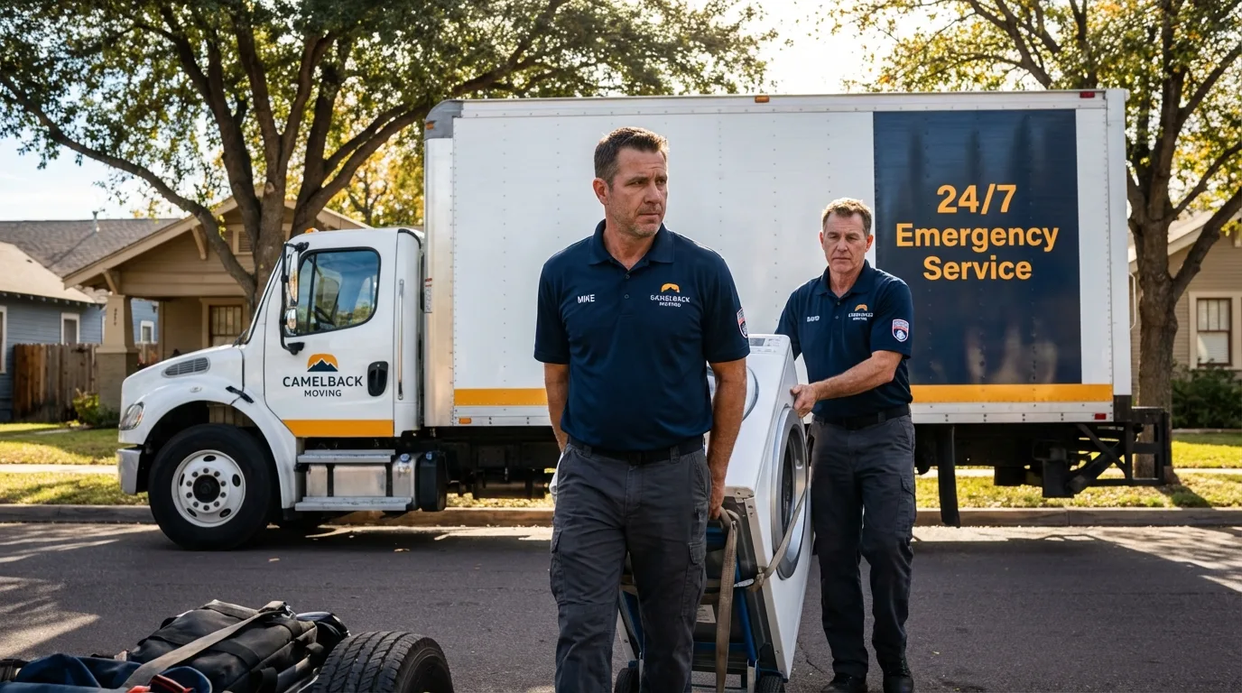 CamelBack Moving crew loading furniture in Raymond, MS